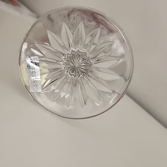 Hofbauer Collection echt bleikrostal Crystal Fan Vase, Ruby Red & Clear, 9" - Picture 3 of 13